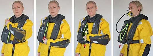 Lifejacket EBS deployment